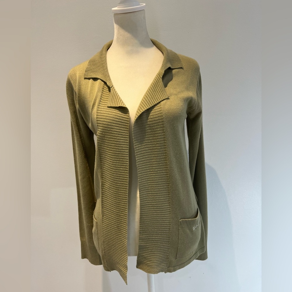 Ripcurl Girl Olive Green Cardigan Sweaterβ Size Small